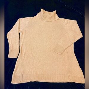 H by Halston Women’s 3X Cowl Neck Cotton Blend Sweater Tunic